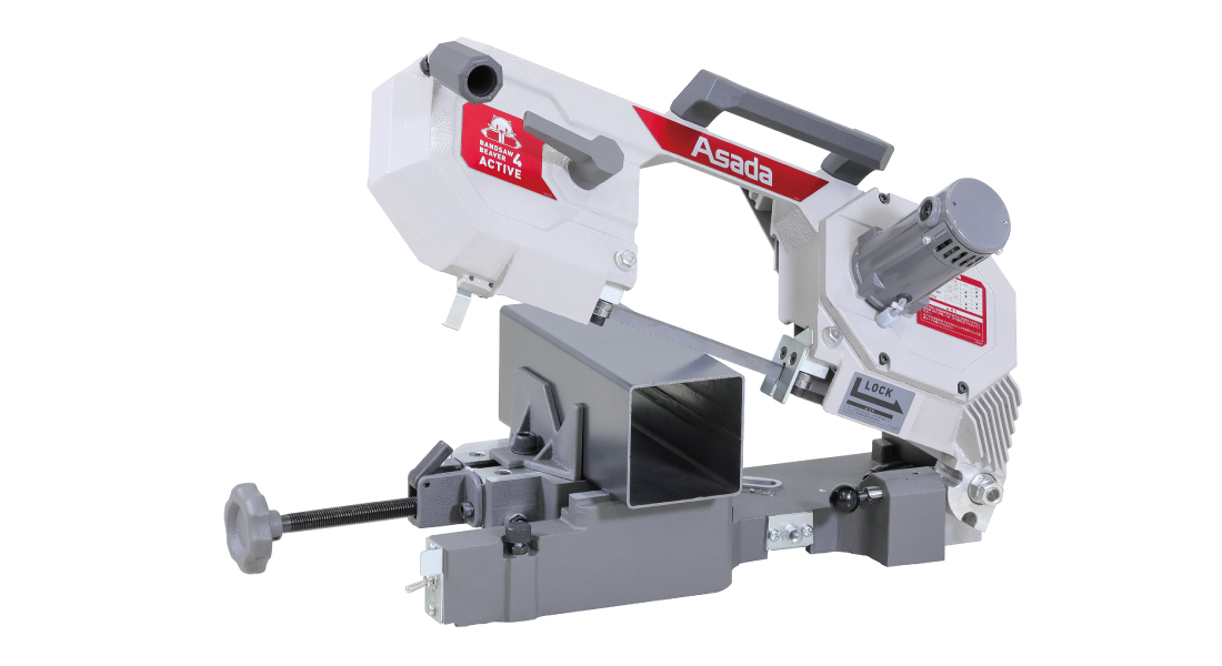 アサダ バンドソー 100V オススメです！ Asada アサダ バンドソー170 100V ロータリーバンドソー 鉄工用 切断機